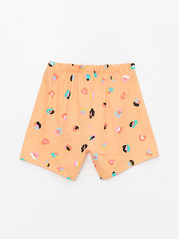 Beli Lastikli Bask?l? K?z ?ocuk Pijama ?ort - Waikiki фото 2