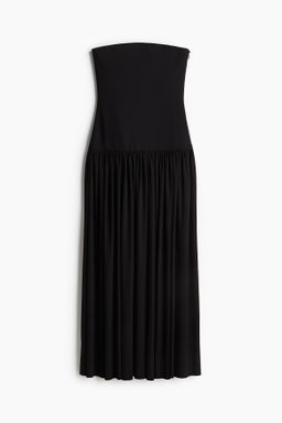 Vestido bandeau largo