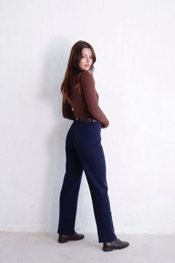 10972 Брюки со стрелками чёрные - Martichelli фото 21