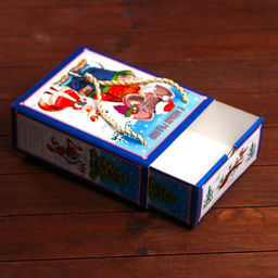 Подарочная новогодняя коробка «Квартет», упаковка, 16.5×7.9×20.8 см