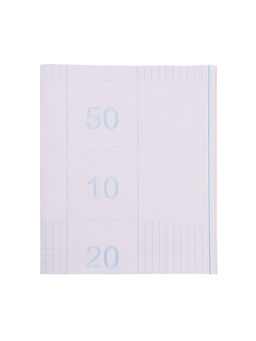 Пленка самоклеящаяся, 50×30 см, прозрачная, 10 листов, 50 мкм