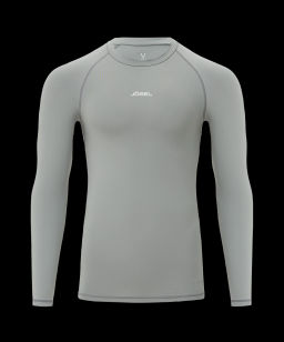 Футболка компрессионная с длинным рукавом JOGEL PerFormDRY Baselayer LS Tee, серый  фото 2
