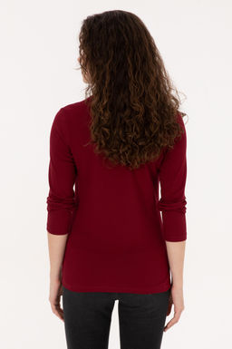 Kad_n Bordo Basic Sweatshirt - U.s. polo assn фото 5