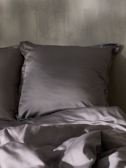 Наволочка SL Home Tencel, 70×70+3 см, тенсель, эвкалиптовое волокно 100%, серая