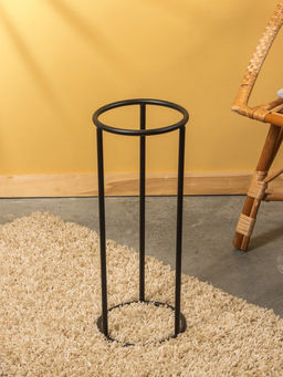 Кашпо на подставке «Арабика», 21×21×53 см, железо