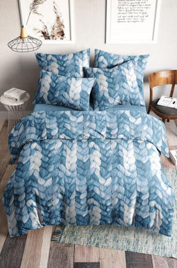 Постельное белье из поплина, евро, наволочки 70*70 Ночь Нежна