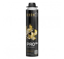 Монтажная пена "KRONbuild" PRO 850мл професс.всесезонная
