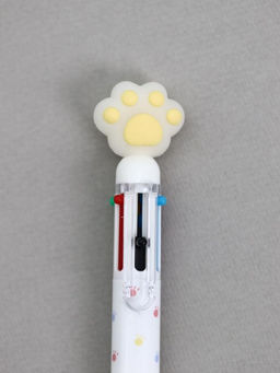 Разноцветная ручка 6 в 1 "Жёлтая лапка"