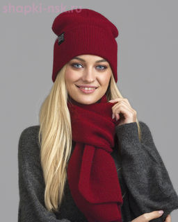 LS 11 PL 11 Комплект женский (колпак+шарф) (56-58)