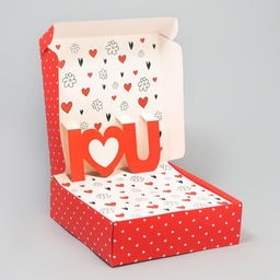 Коробка подарочная складная, упаковка, «Любовь», 26×26×8 см