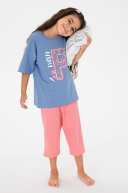 K_z _ocuk Mavi Pijama Tak_m_ Sepette S_rpriz _ndirim - U.s. polo assn фото 7