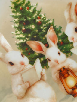 Посуда новогодняя «Новый Год», набор 4 предмета: тарелка