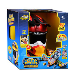 Парковка "Автотрек-трансформер. Пожарник" в коробке