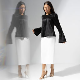 Блуза с замком на спинке Королева звезд - Charutti фото 4