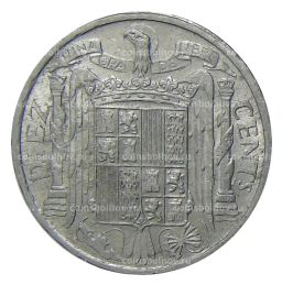 10 сентимо 1953 года Испания