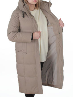 8321 LT. OLIVE Пальто зимнее женское (200 гр. холлофайбер)