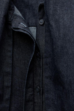 ZW COLLECTION DENIM SHIRT WITH BOW - Zara фото 8