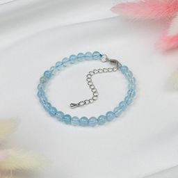 Браслет из Аквамарина 16 см +