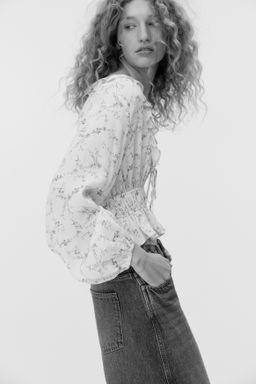 Blusa de viscosa con volantes - H&m фото 6