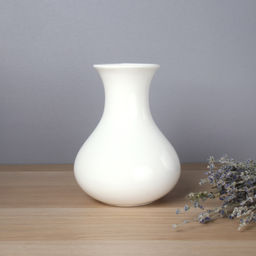 Цена за 1 шт. Ваза 18 см Белый / WRF-60 /уп 12/