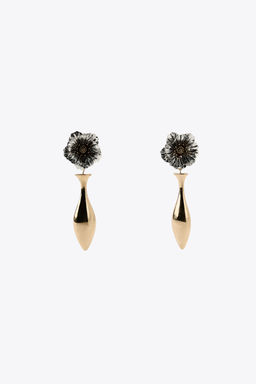 MAXI COMBINATION FLOWER EARRINGS - Zara фото 3