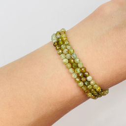 Бусины для украшений из Граната "Гроссуляр" (110 бусин) 39 см