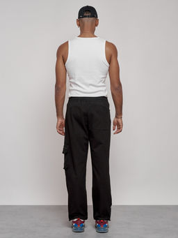 спортивные брюки 95%хлопок 5% эластан (двухслойная нить),Турция, черного цвета - Mtforce фото 8