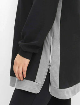 Худи, черное - Sheego фото 6