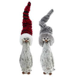 Фигурка декоративная "Птичка", L7,5 W4,5 H28/16 см, 2в