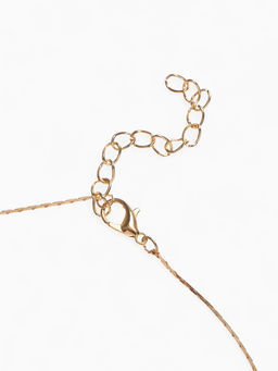 Кулон на цепочке Жемчужина, белый в золоте, 39 см