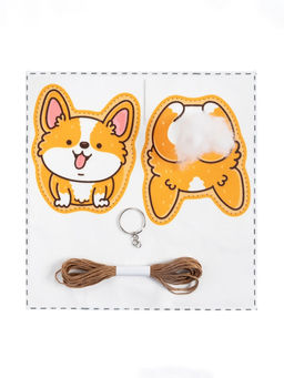 Игрушка брелок своими руками "Корги"