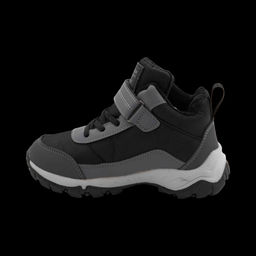 Ботинки мембранные на меху А8866-3 черно серые