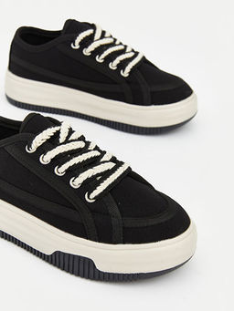 Ba?c?kl? Kal?n Tabanl? K?z ?ocuk Spor Ayakkab?