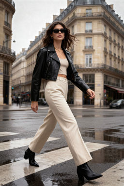 Vizon Straight/Duz Kesim Yuksek Bel Nervur Dikisli Dokuma Pantolon TWOSS21PL0093