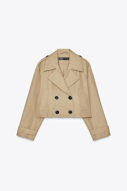 SHORT DOUBLE-BREASTED JACKET - Zara фото 5