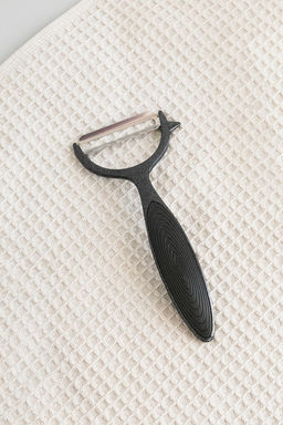 Овощечистка мерцающий черный цинковый сплав+ПВХ