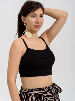 Майка-топ Хлопок 94%, лайкра 6% - Оптима фото 6