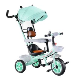 Велосипед 3-х колесный, зеленый