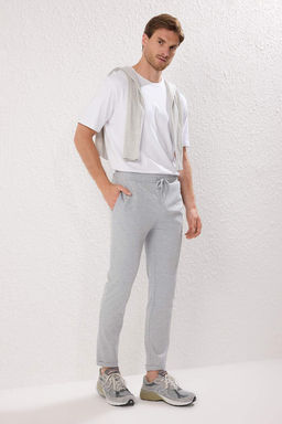 TRENDYOL MAN Bej Regular Fit Orme Esnek Rahat Beli Baglamal? Lastikli Duble Paca Kumas Pantolon TMNAW25PL00002 - Trendyolmilla фото 20