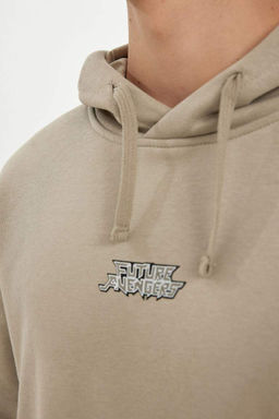 Толстовка свободного кроя с капюшоном Marvel Avengers - Defacto фото 6