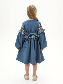 ДЛ26-6 платье для девочки ПТИЧКА