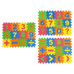 Конструктор-коврик Цифры, рамки-вкладыши, 36 деталей - Iq-zabiaka фото 2