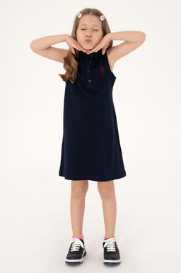 K_z _ocuk Lacivert _rme Elbise Sepette S_rpriz _ndirim - U.s. polo assn фото 5