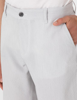 Gri Slim Fit Gofre Dokuma _ort - Pierre cardin фото 5