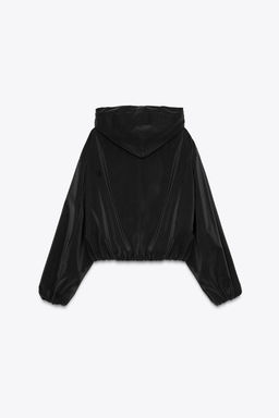 RUBBERISED HOODED JACKET - Zara фото 5