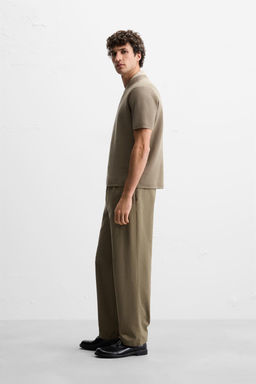 RELAXED FIT KNIT T-SHIRT - Zara фото 9