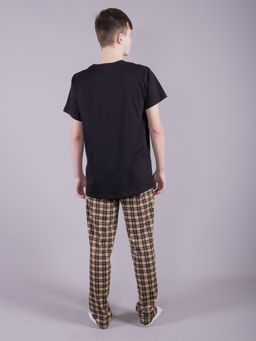 3С655Д40 151420 ПИЖАМА МУЖ. 96-86-182,188 ЧЕРНЫЙ - Текс-дизайн фото 3