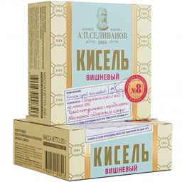 ВС.СЕЛИВ. Кисель 8 вишня брикет 200г