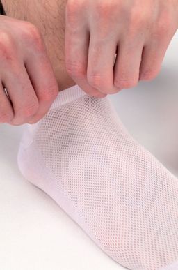 Цена за 6 шт. Укороченные базовые носки в сетку Happy Fox  фото 2