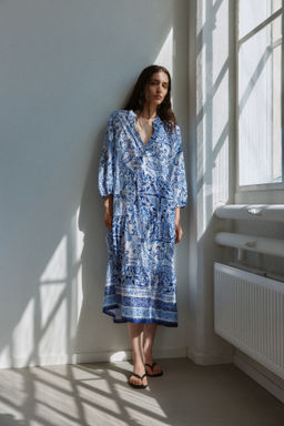 Vestido escalonado de corte midi - H&m фото 9